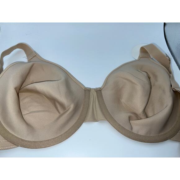 38C Vanity Fair Bra Minimizer Full Figure Beauty Back Smoothing Underwire Tan - Picture 7 of 7